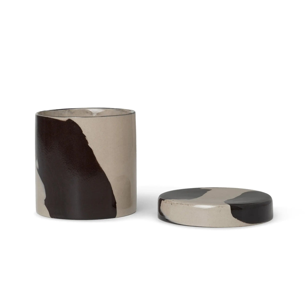 Ferm Living Inlay purkki S hiekka - Laatukaluste