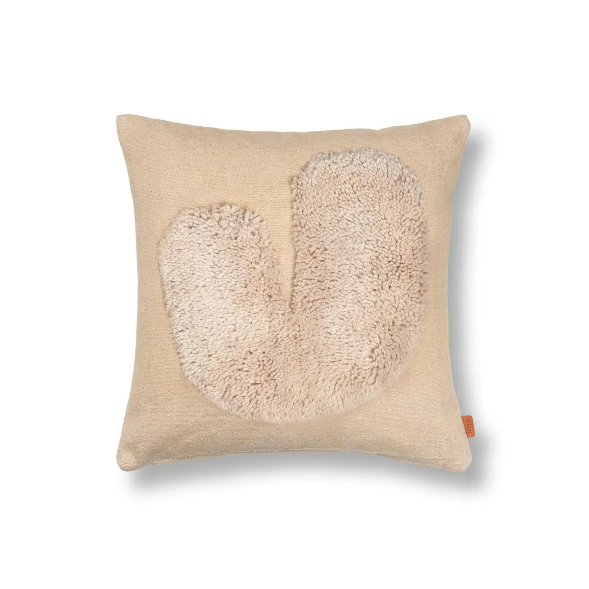 Ferm Living Lay tyyny 50x50 hiekka/luonnonvalkoinen - Laatukaluste