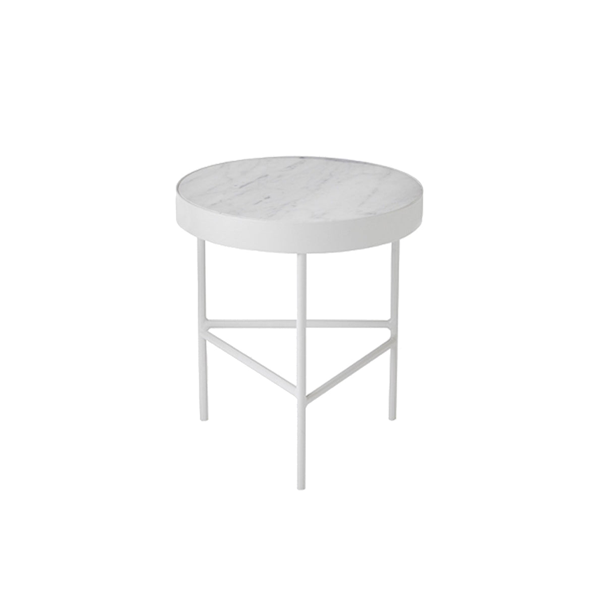 Ferm Living Marble M sivupöytä valkoinen marmori - Laatukaluste