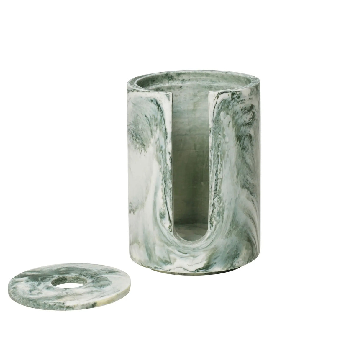 Ferm Living Mist vanulappupurkki smaragdinvihreä Ferm Living