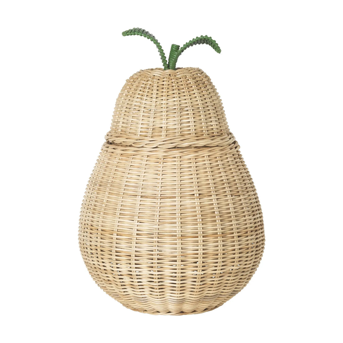 Ferm Living Pear punottu kori iso - Laatukaluste