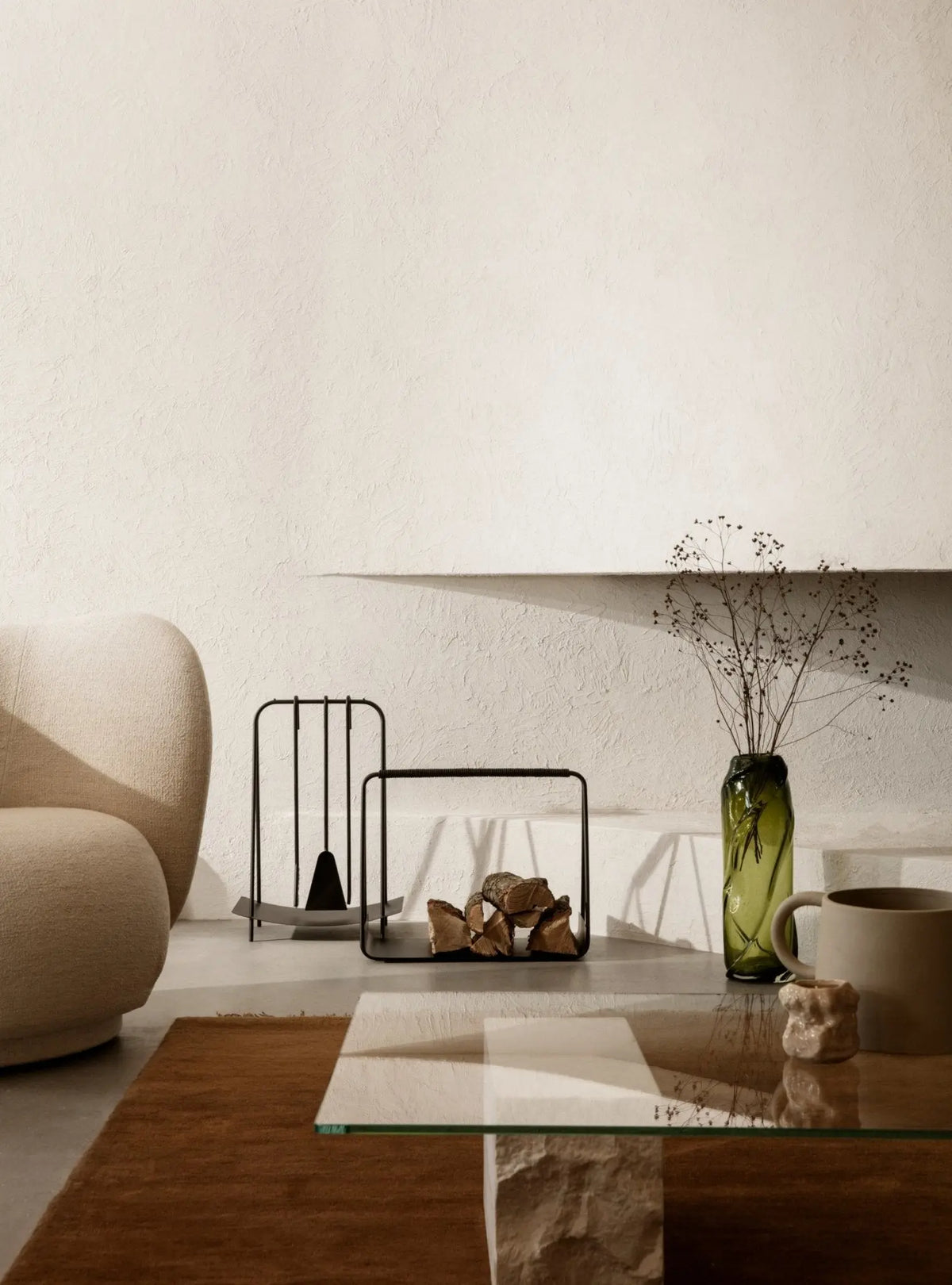 Ferm Living Port halkoteline musta - Laatukaluste