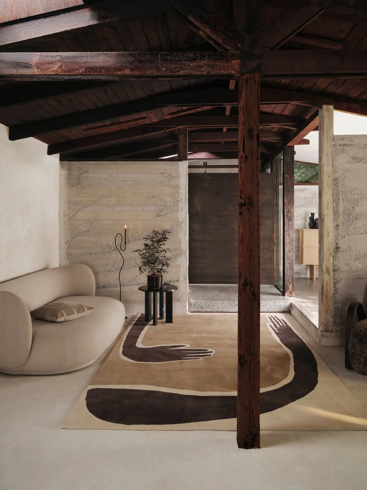 Ferm Living Pose matto ruskea Ferm Living