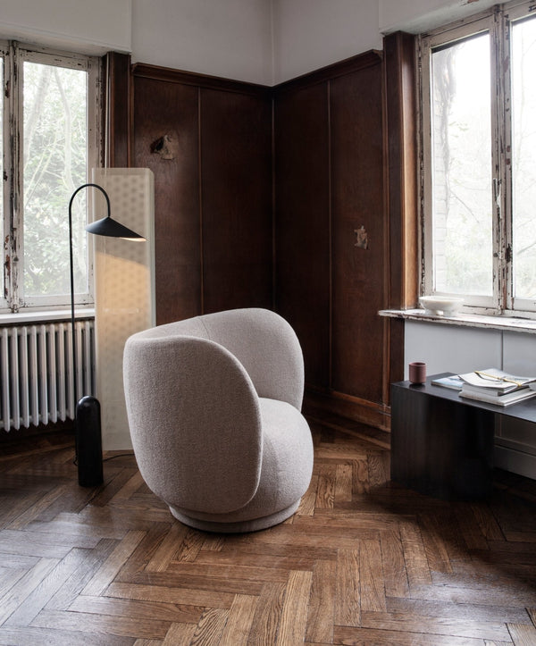 Ferm Living Rico lepotuoli Bouclé off-white - Laatukaluste