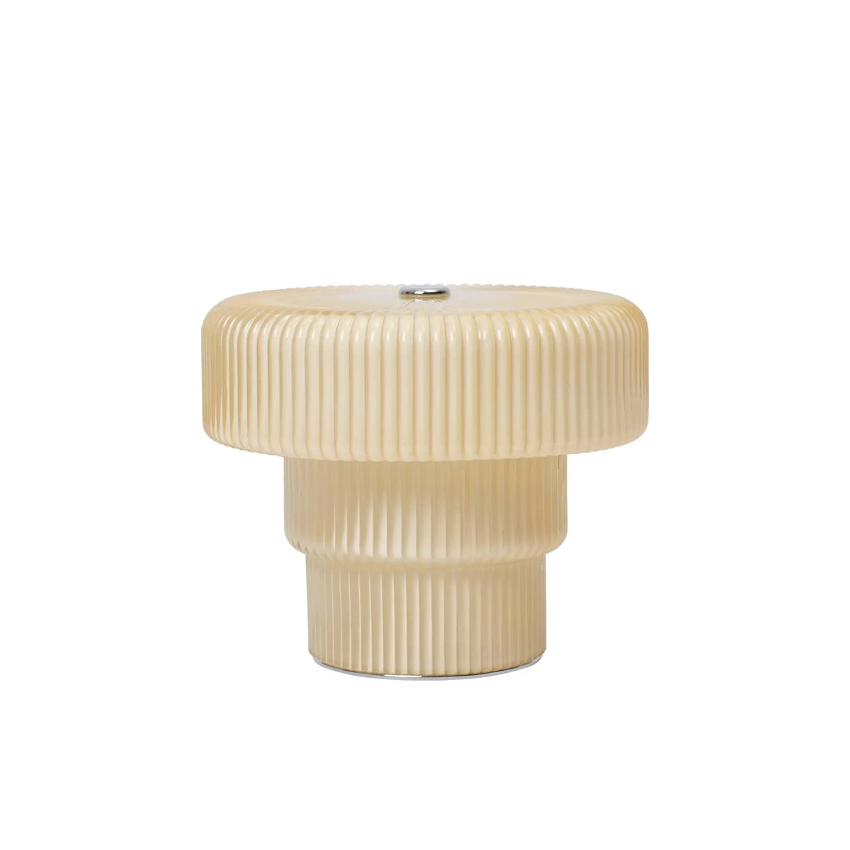 Ferm Living Ripple Portable pieni pöytävalaisin kaura Ferm Living