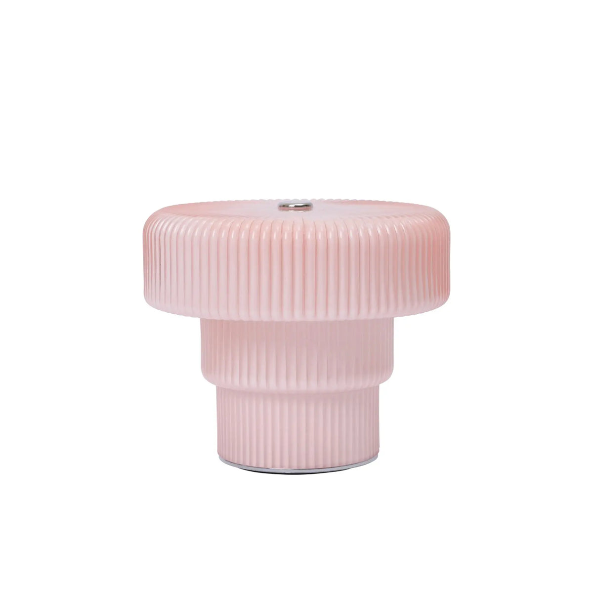 Ferm Living Ripple Portable pieni pöytävalaisin vaaleanpunainen Ferm Living
