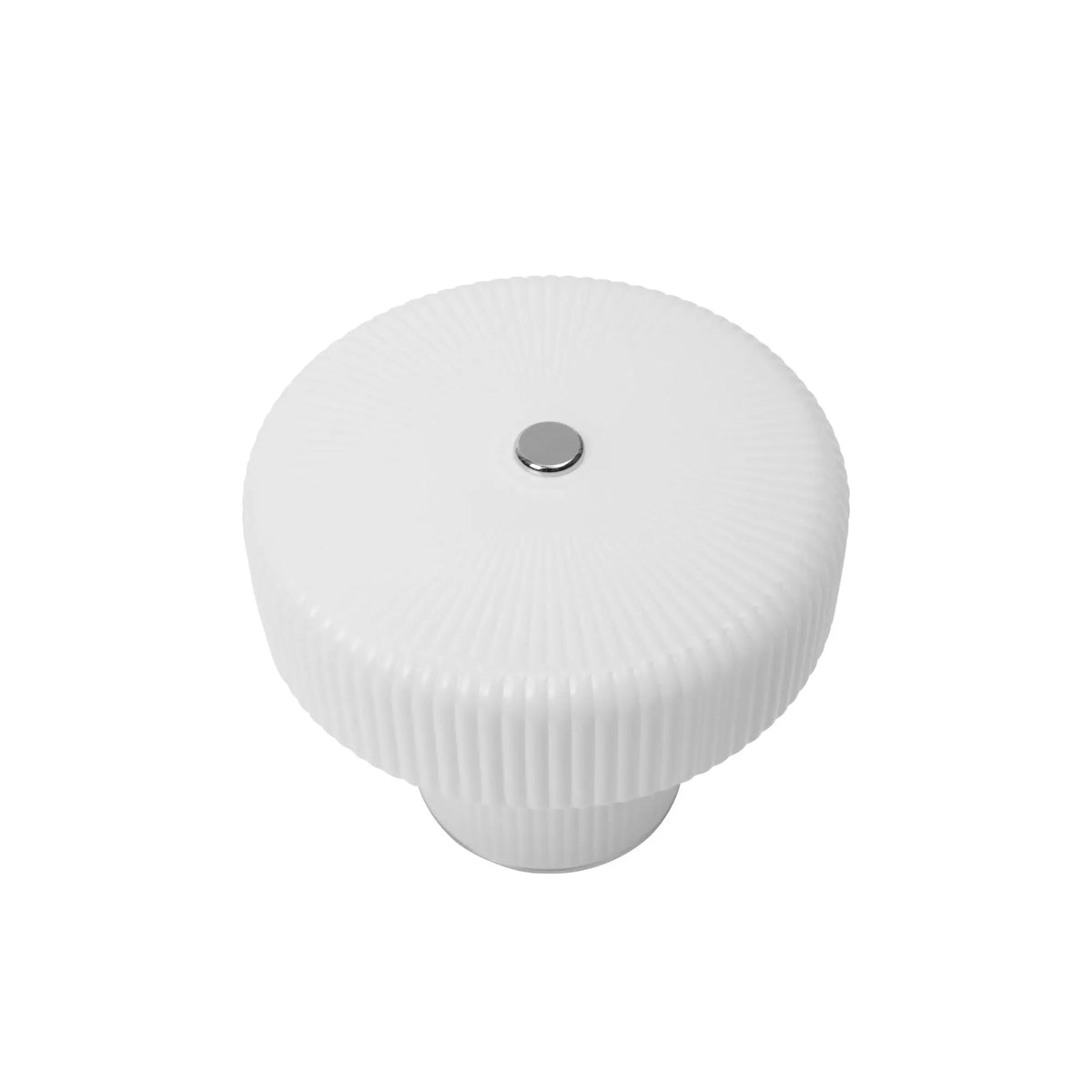 Ferm Living Ripple Portable pieni pöytävalaisin valkoinen Laatukaluste