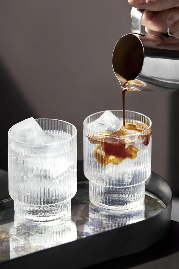 Ferm Living Ripple lasi 4kpl kirkas - Laatukaluste