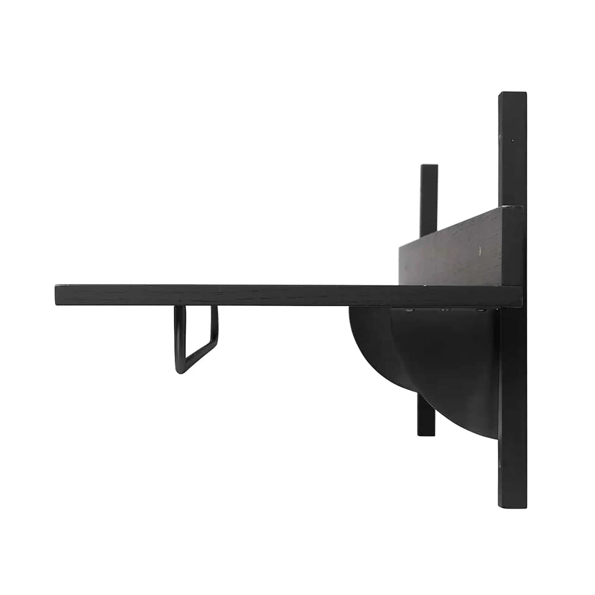 Ferm Living Sector naulakko musta/musta - Laatukaluste