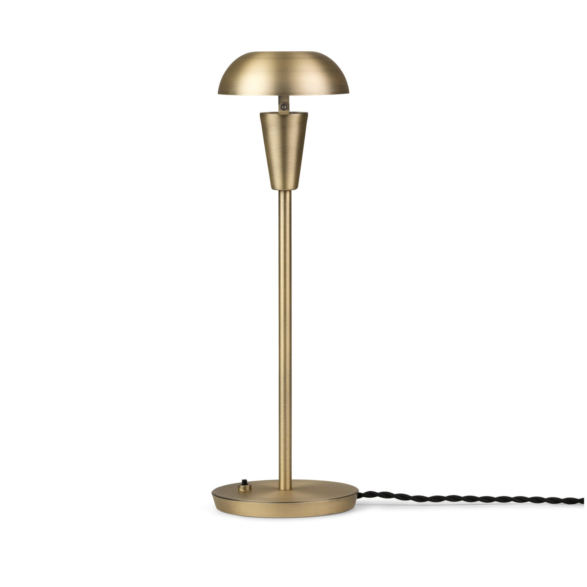Ferm Living Tiny pöytävalaisin korkea messinki - Laatukaluste