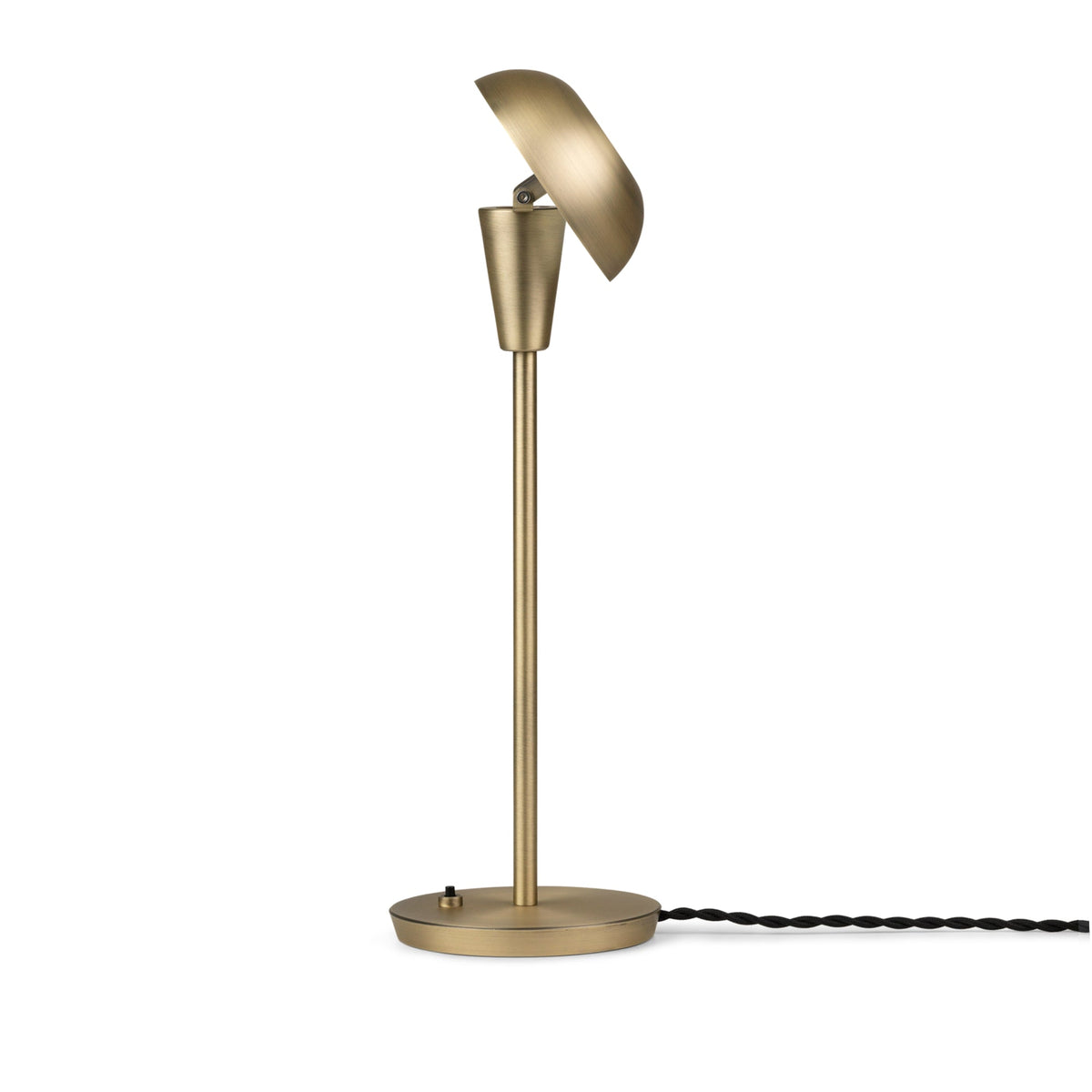 Ferm Living Tiny pöytävalaisin korkea messinki - Laatukaluste