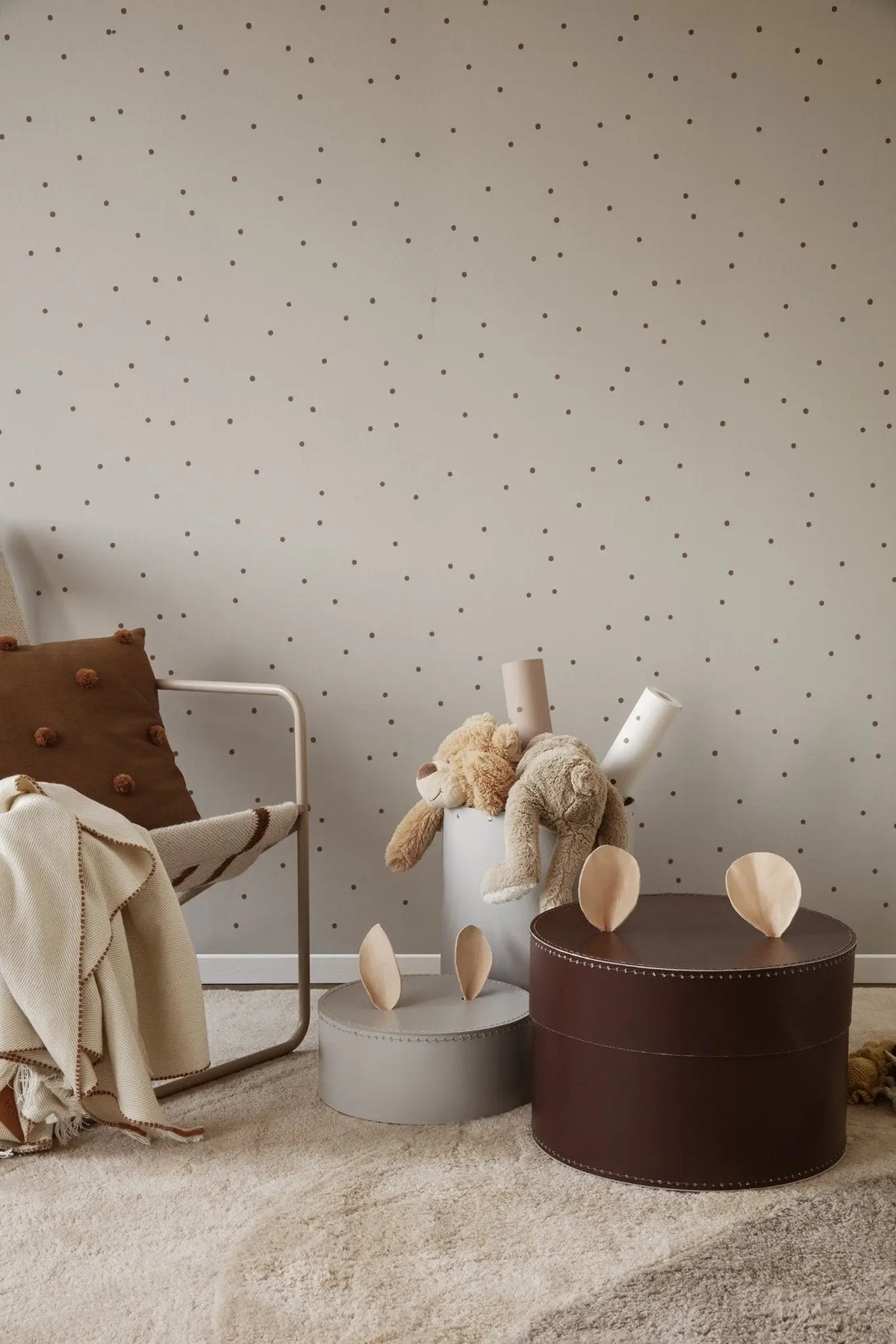 Ferm Living View tuftattu matto beige - Laatukaluste