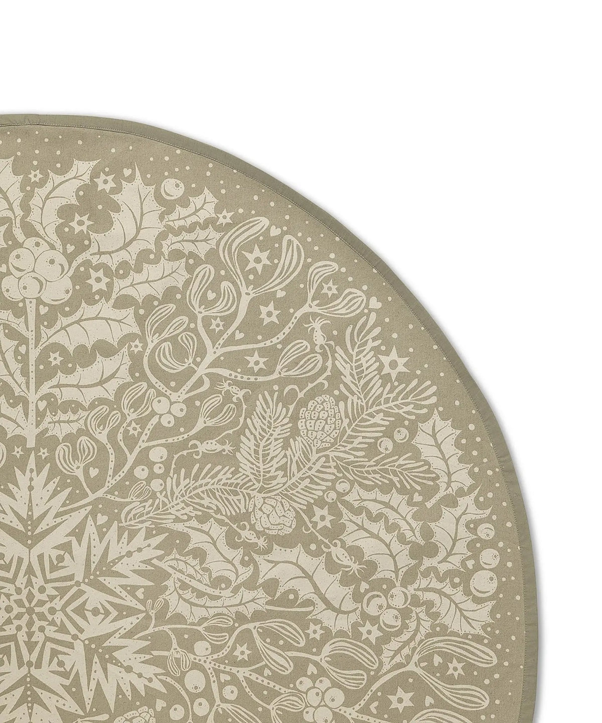 Ferm Living Winter Forest kuusenalusmatto salvianvihreä - Laatukaluste