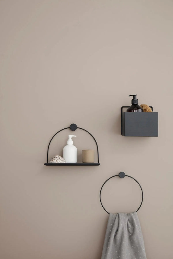 Ferm Living pyyheteline musta - Laatukaluste