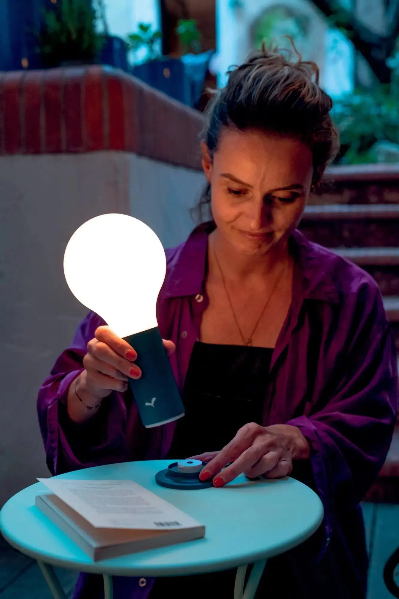 Fermob Aplô pöytävalaisin kaktus Fermob