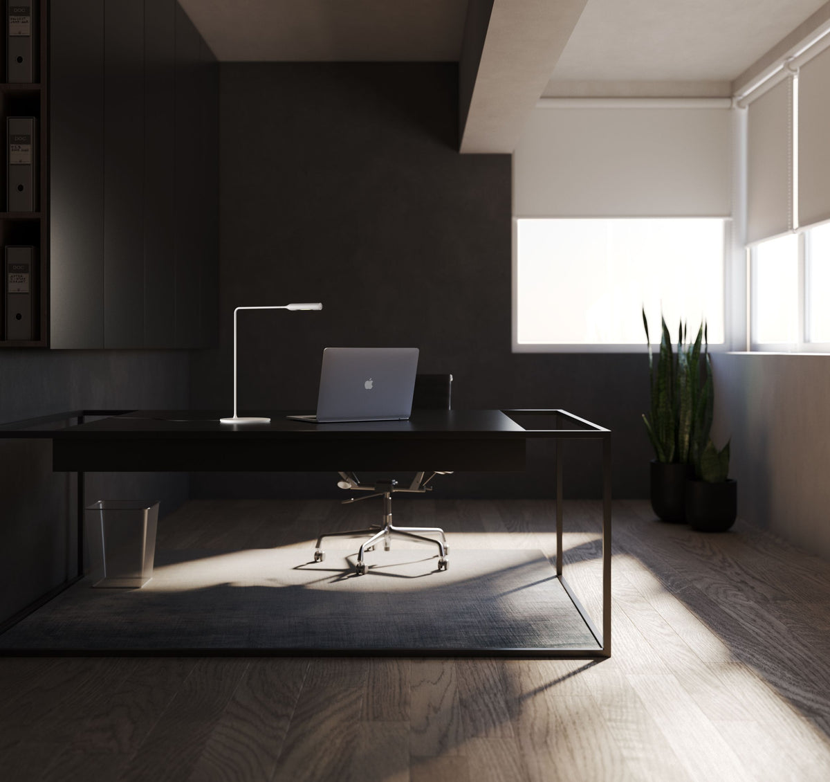 Lumina Flo Desk pöytävalaisin mattavalkoinen