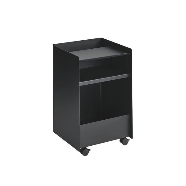 Muuto Folded matala tarjoiluvaunu avoin musta