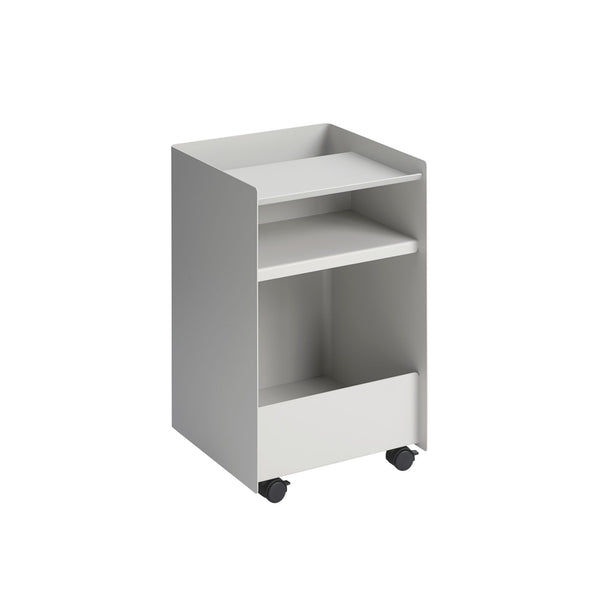 Muuto Folded matala tarjoiluvaunu avoin harmaa