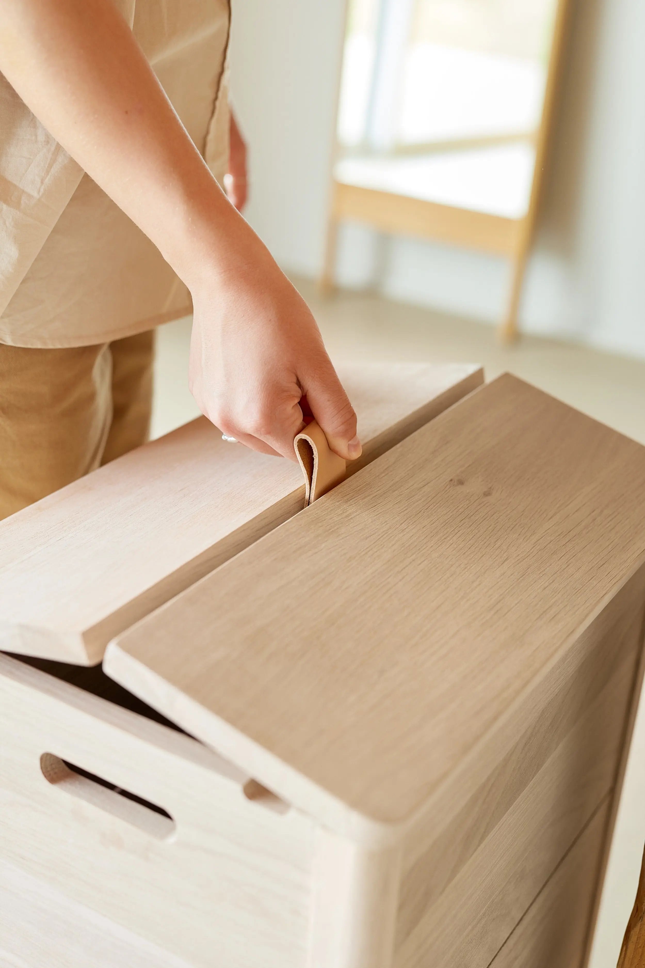 Form & Refine A line pyykkilaatikko valkoöljytty tammi Form & Refine