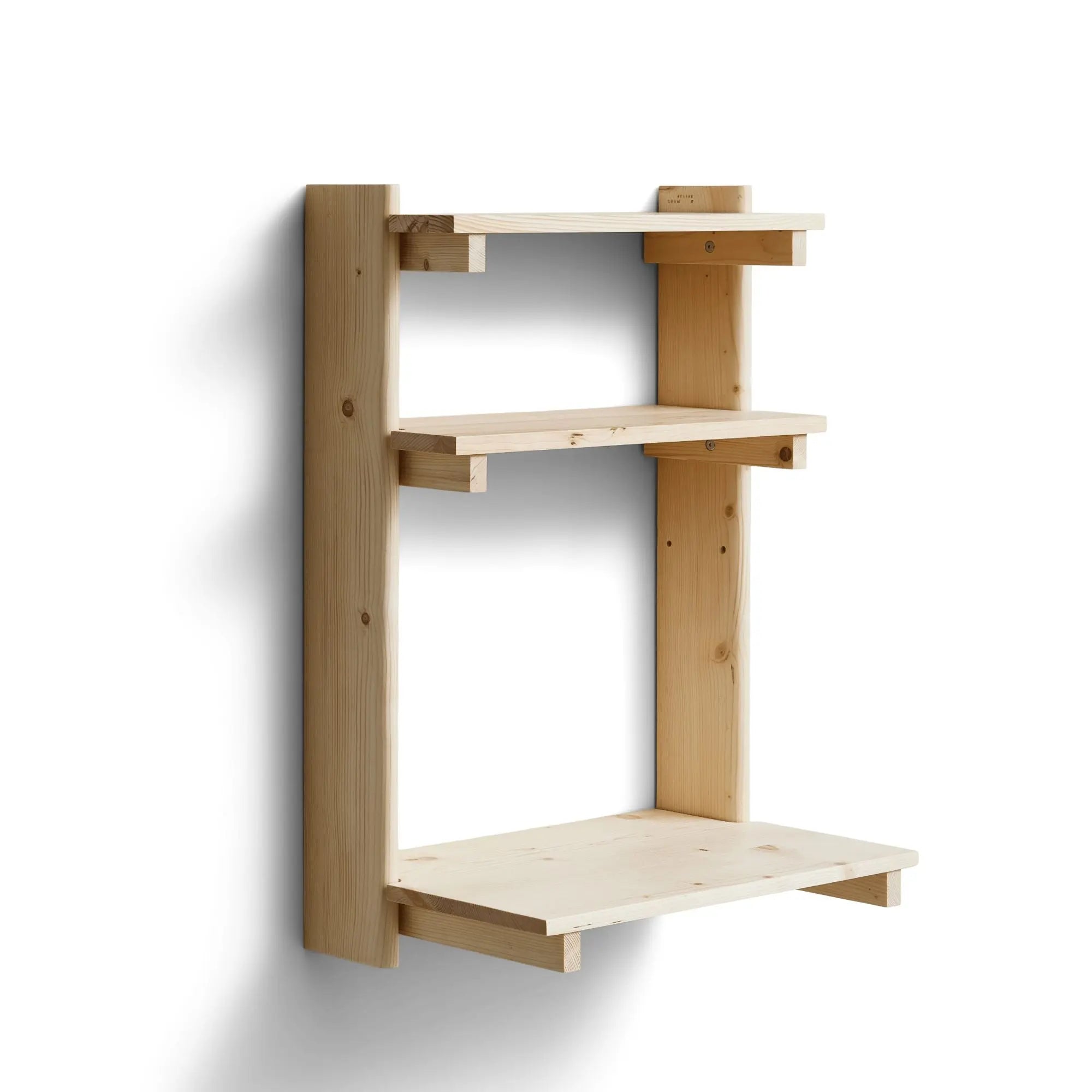 Form & Refine Beam 3 hylly työpisteellä mänty Form & Refine