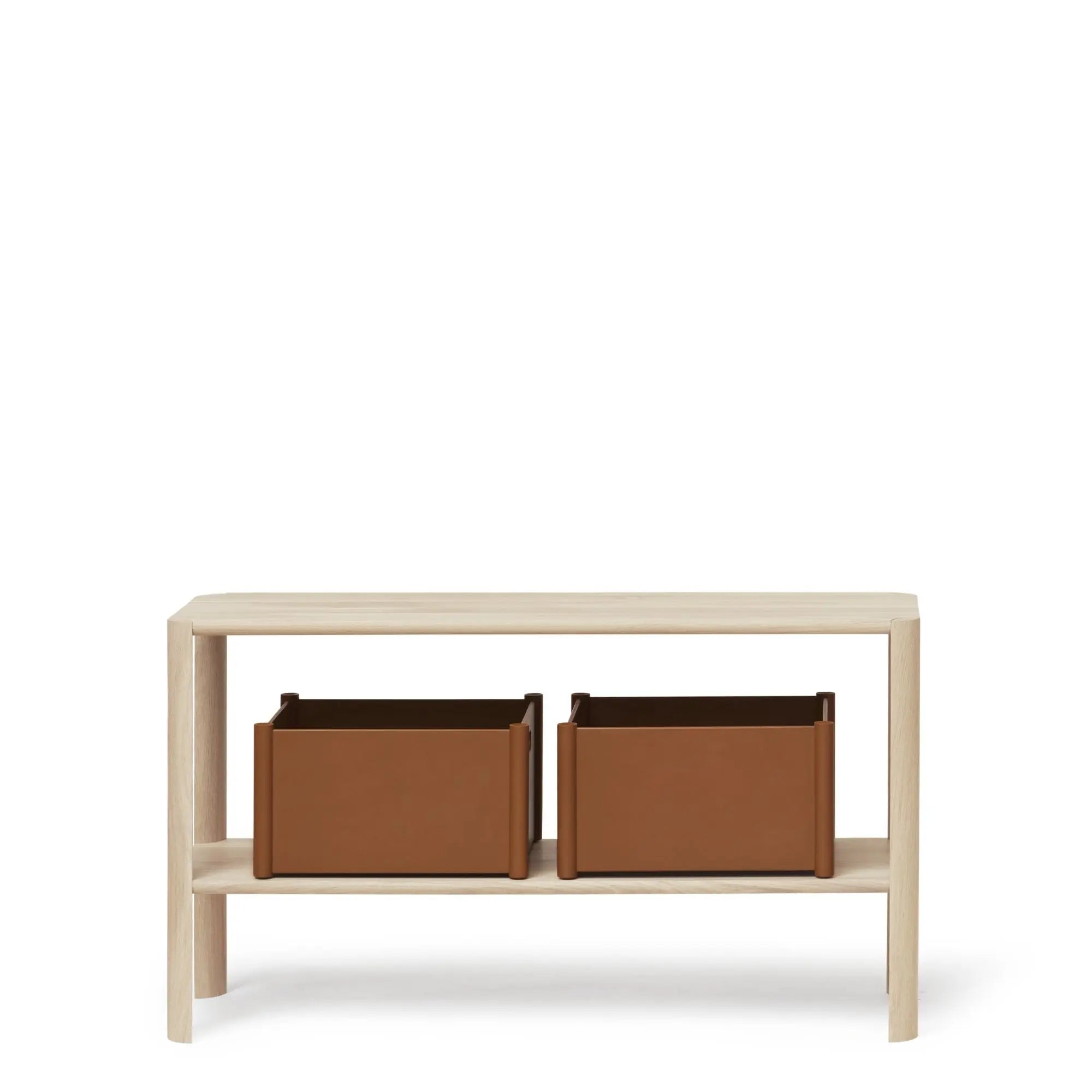 Form & Refine Leaf 1x2 hylly valkoöljytty tammi Form & Refine