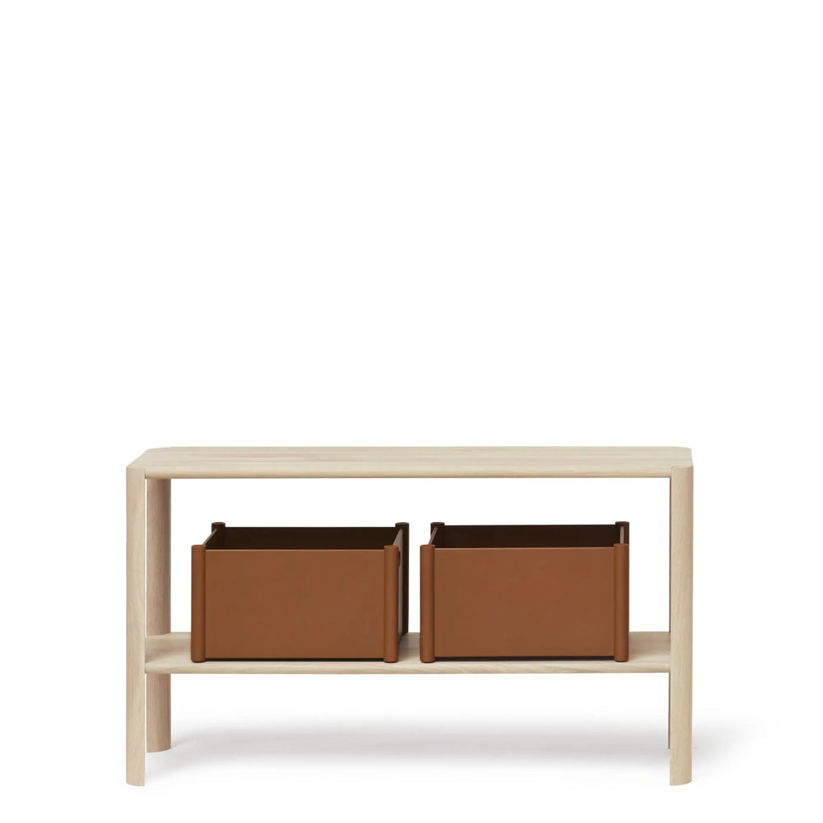 Form & Refine Leaf 1x2 hylly valkoöljytty tammi Form & Refine