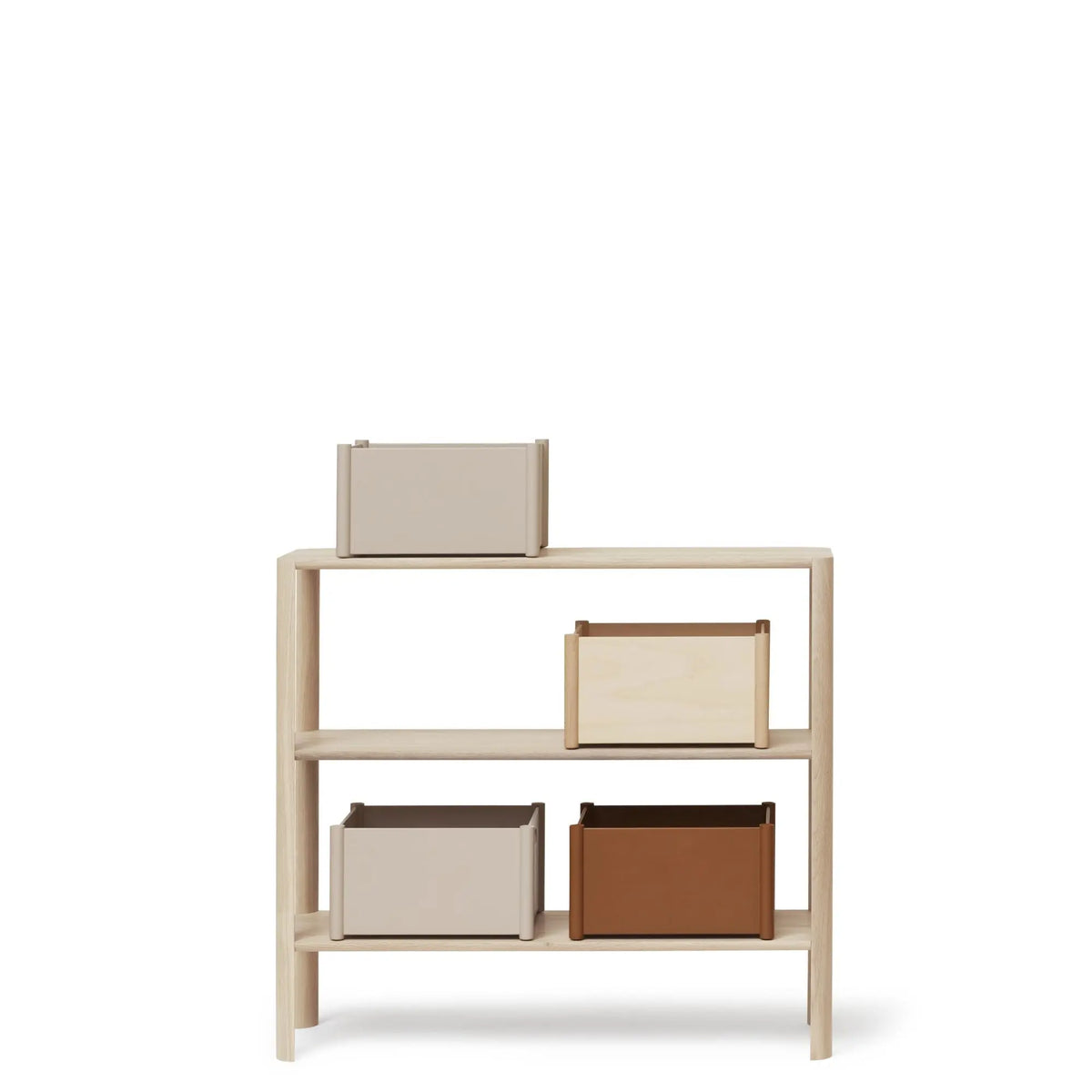 Form & Refine Leaf 1x3 hylly valkoöljytty tammi Form & Refine