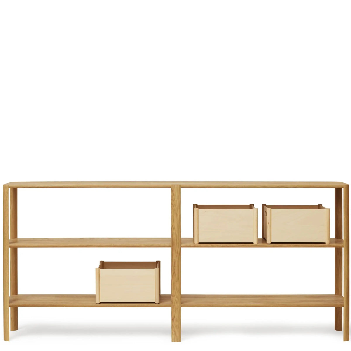 Form & Refine Leaf 2x3 hylly tammi Form & Refine