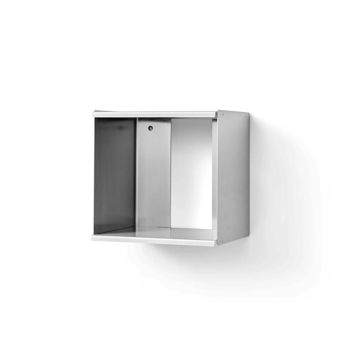 Form & Refine Taper Cube Box seinähylly 34x35 ruostumaton teräs Form & Refine