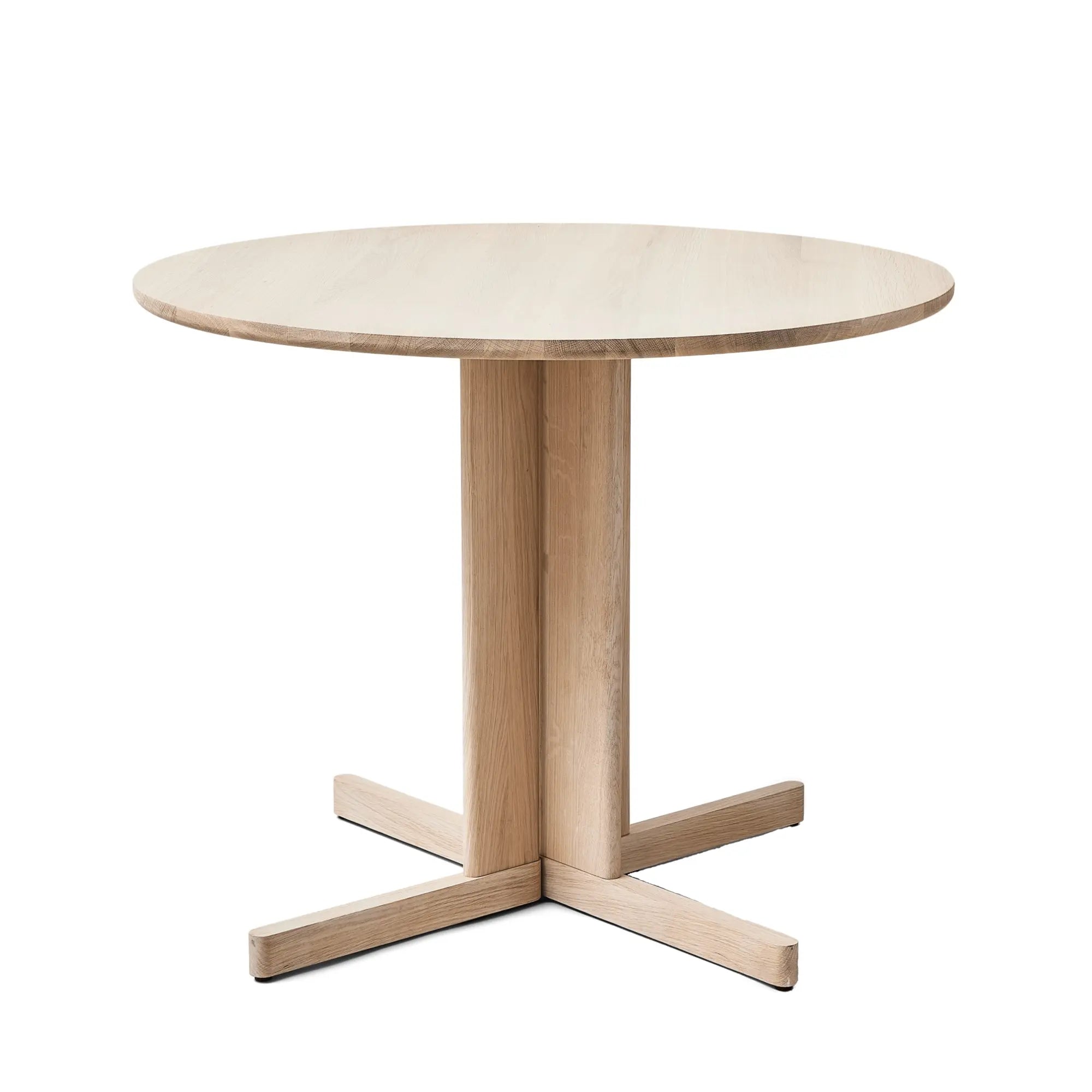 Form & Refine Trefoil pöytä Ø90 valkoöljytty tammi Form & Refine