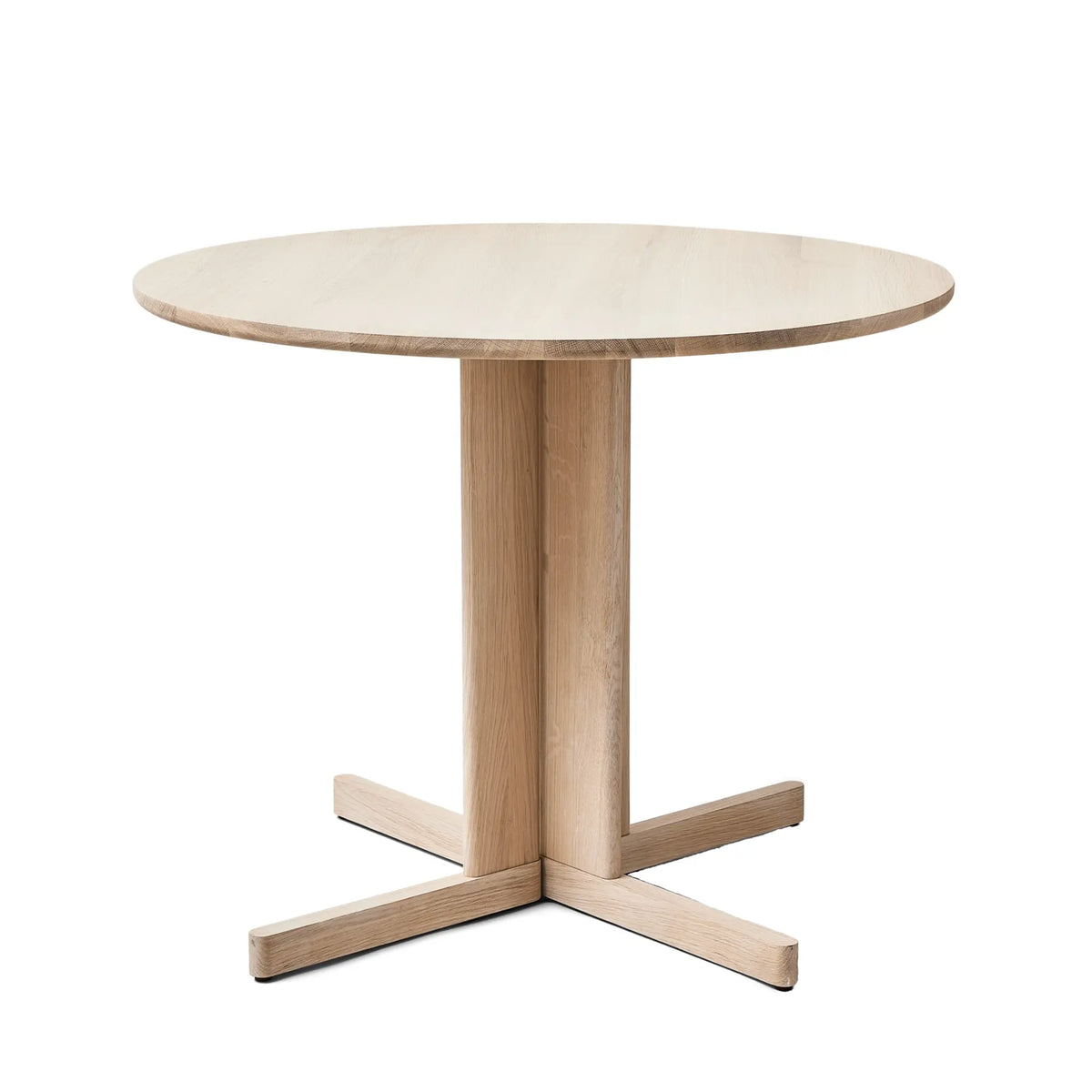 Form & Refine Trefoil pöytä Ø90 valkoöljytty tammi Form & Refine