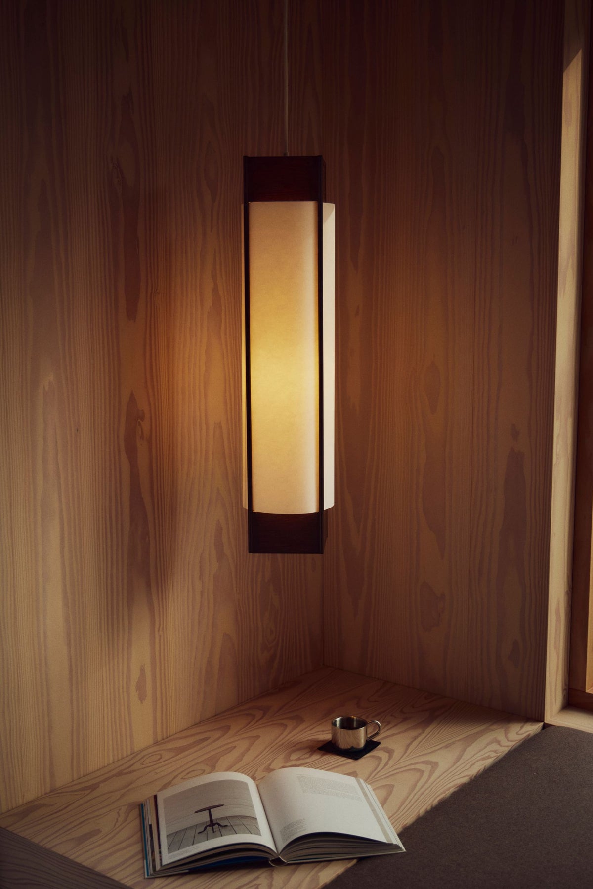 Form & Refine Andon L pendant dark brown