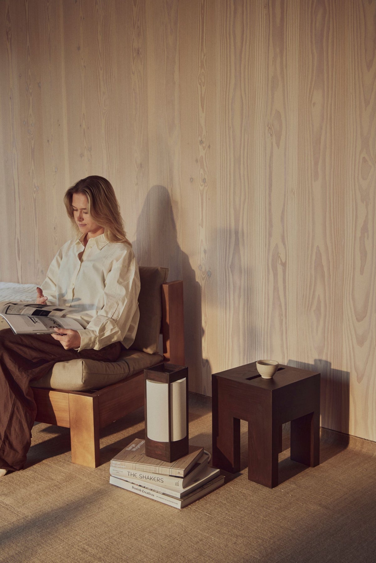 Form & Refine Monolith side table brown