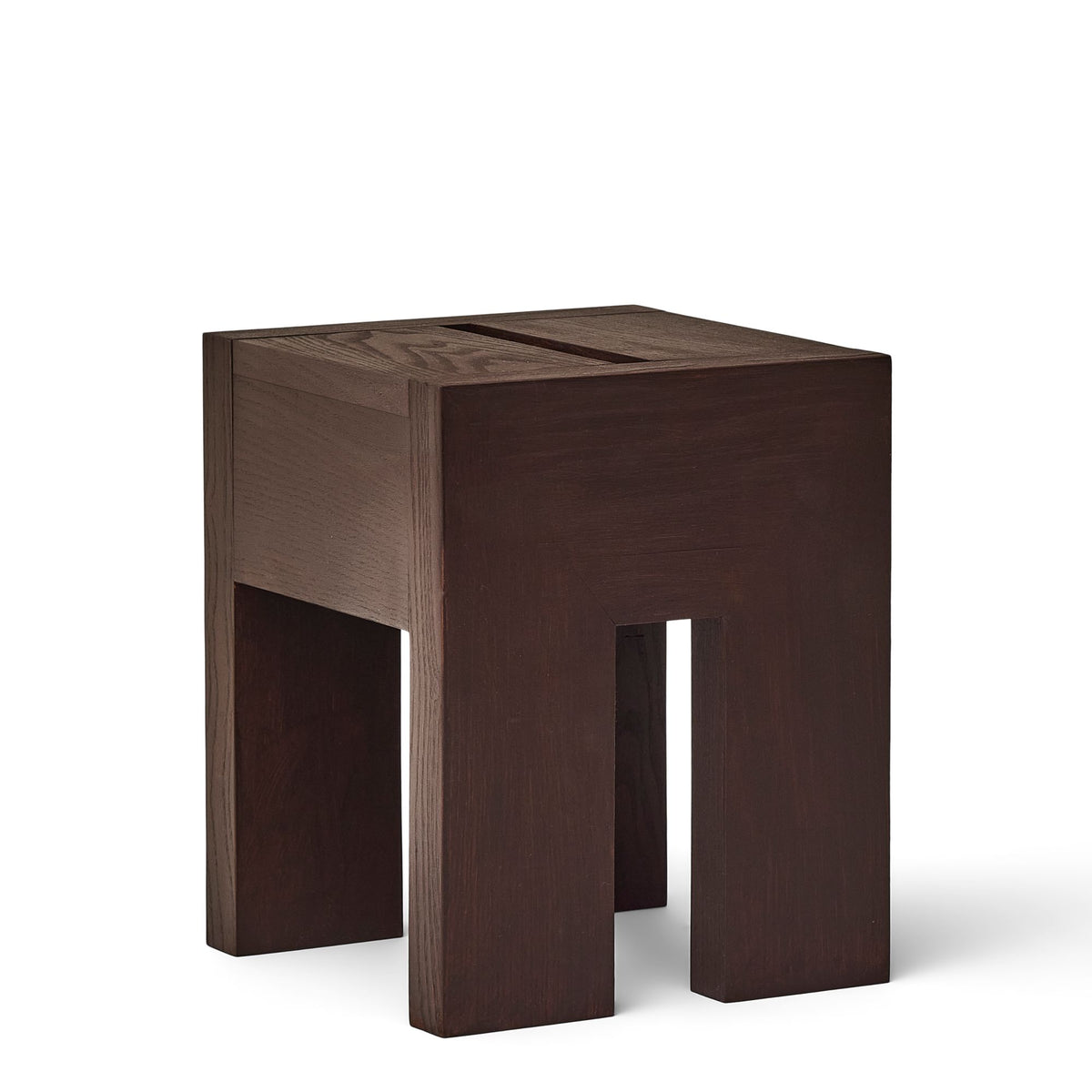 Form & Refine Monolith side table brown