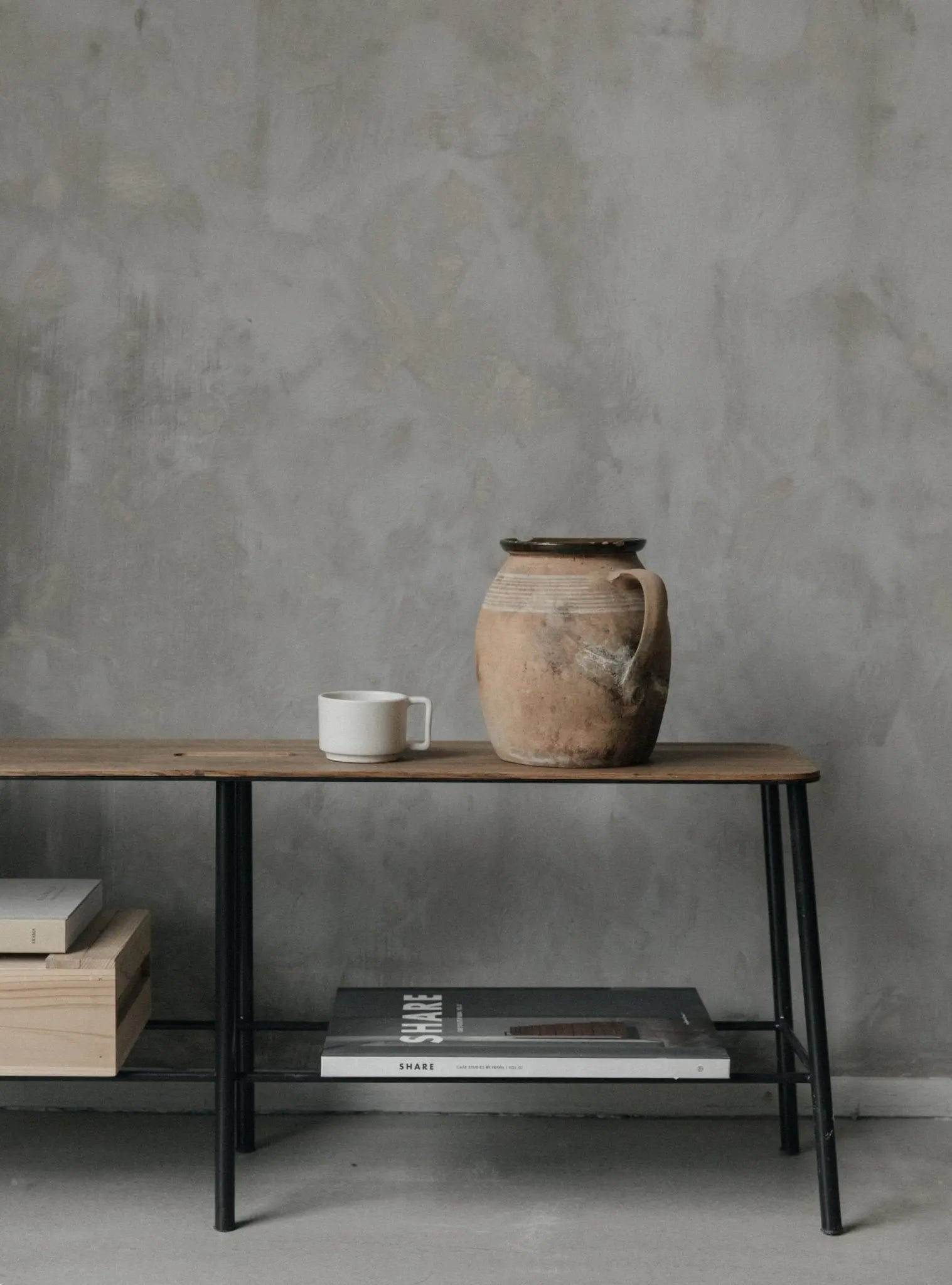 Frama Adam penkki 120 tammi/musta - Laatukaluste