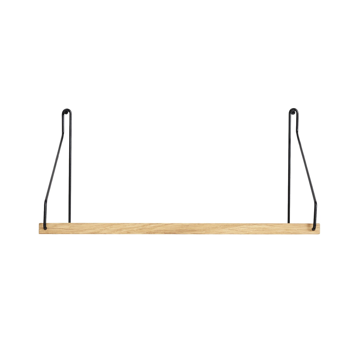 Frama seinähylly 40x20 tammi/musta - Laatukaluste