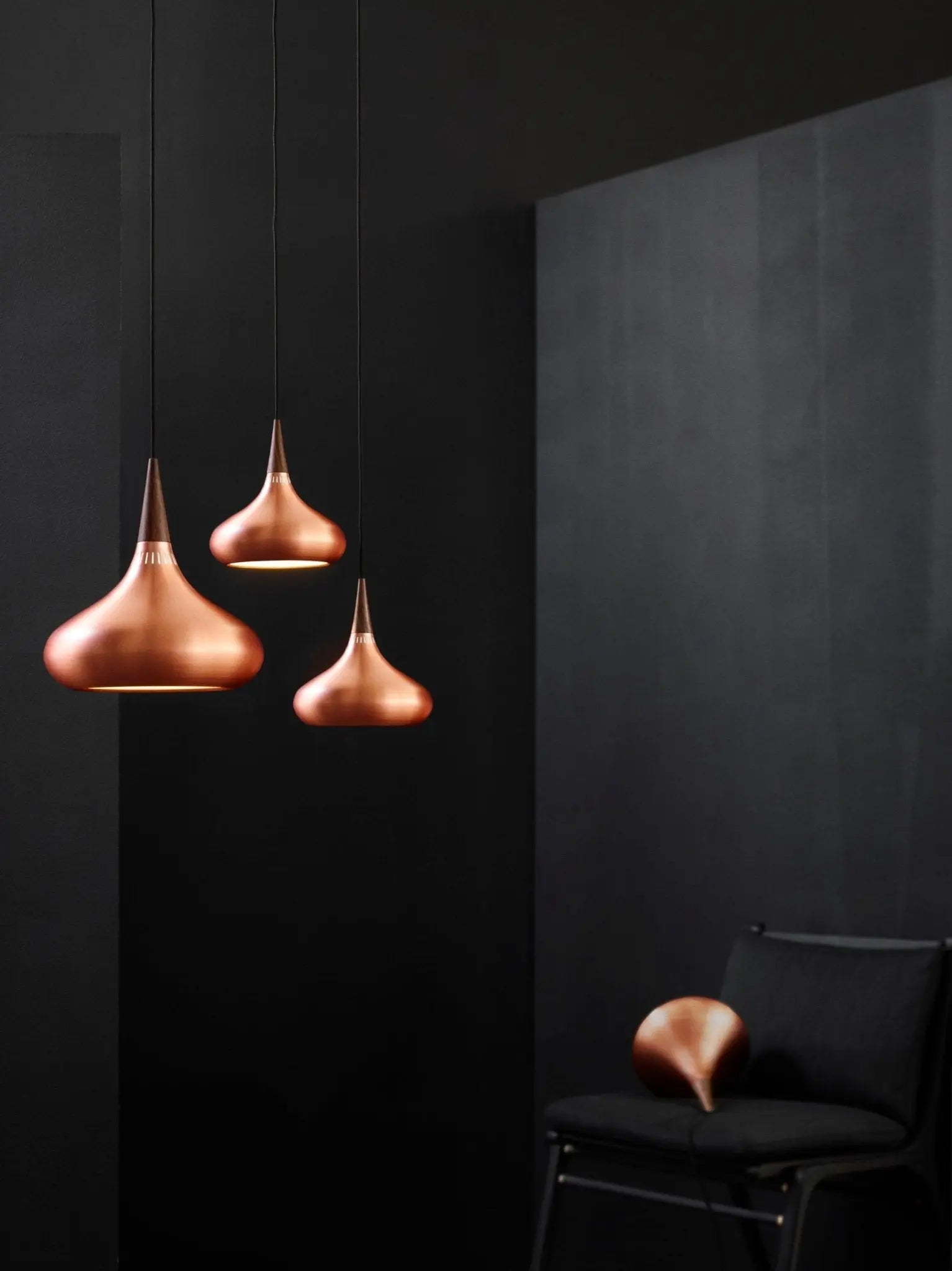 Fritz Hansen Orient P2 pendant copper - Laatukaluste