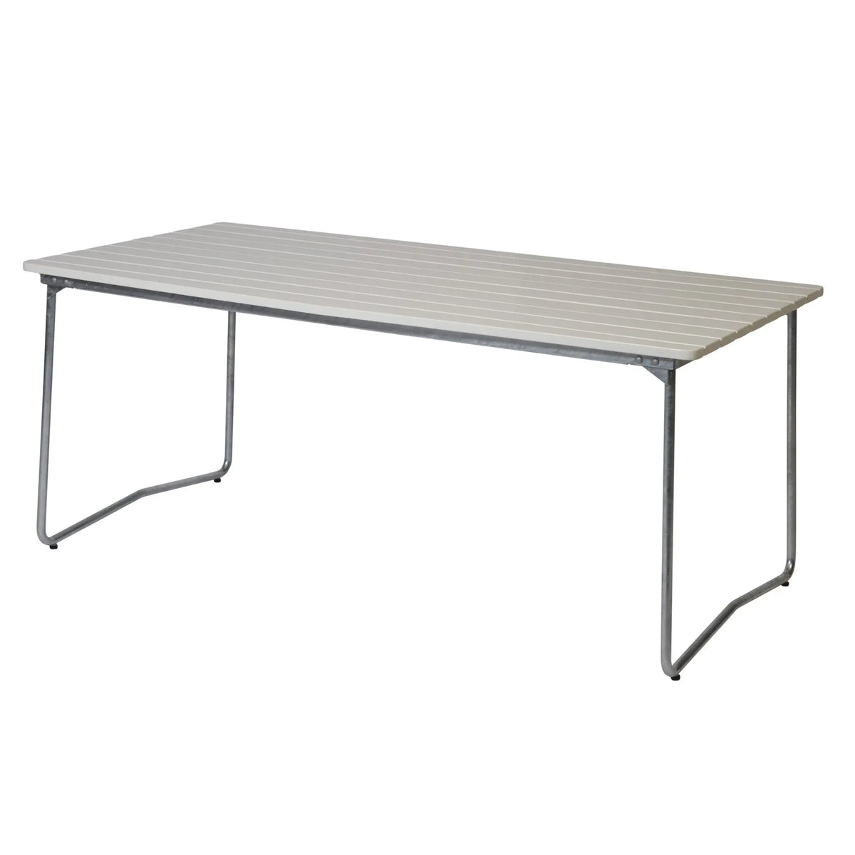 Grythyttan Stålmöbler B31 170 pöytä valkoinen/galvanoitu Grythyttan Stålmöbler