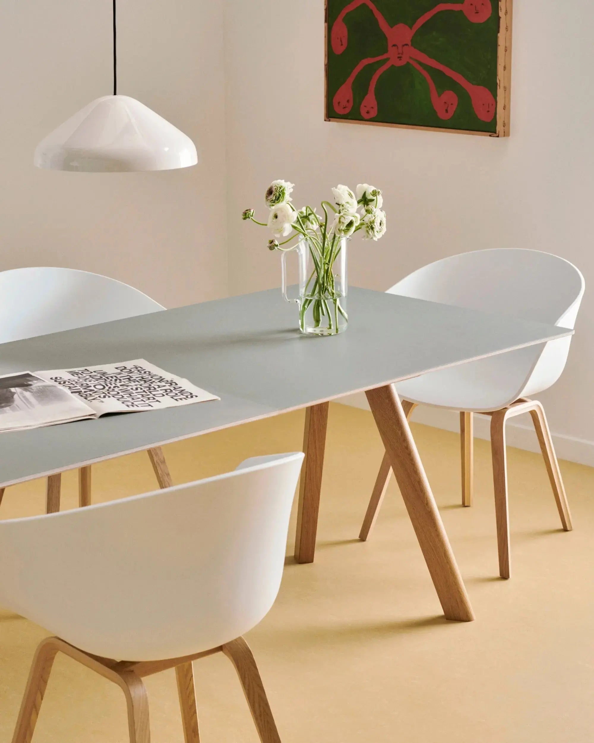 HAY AAC22 tuoli valkoinen 2.0/lakattu tammi HAY