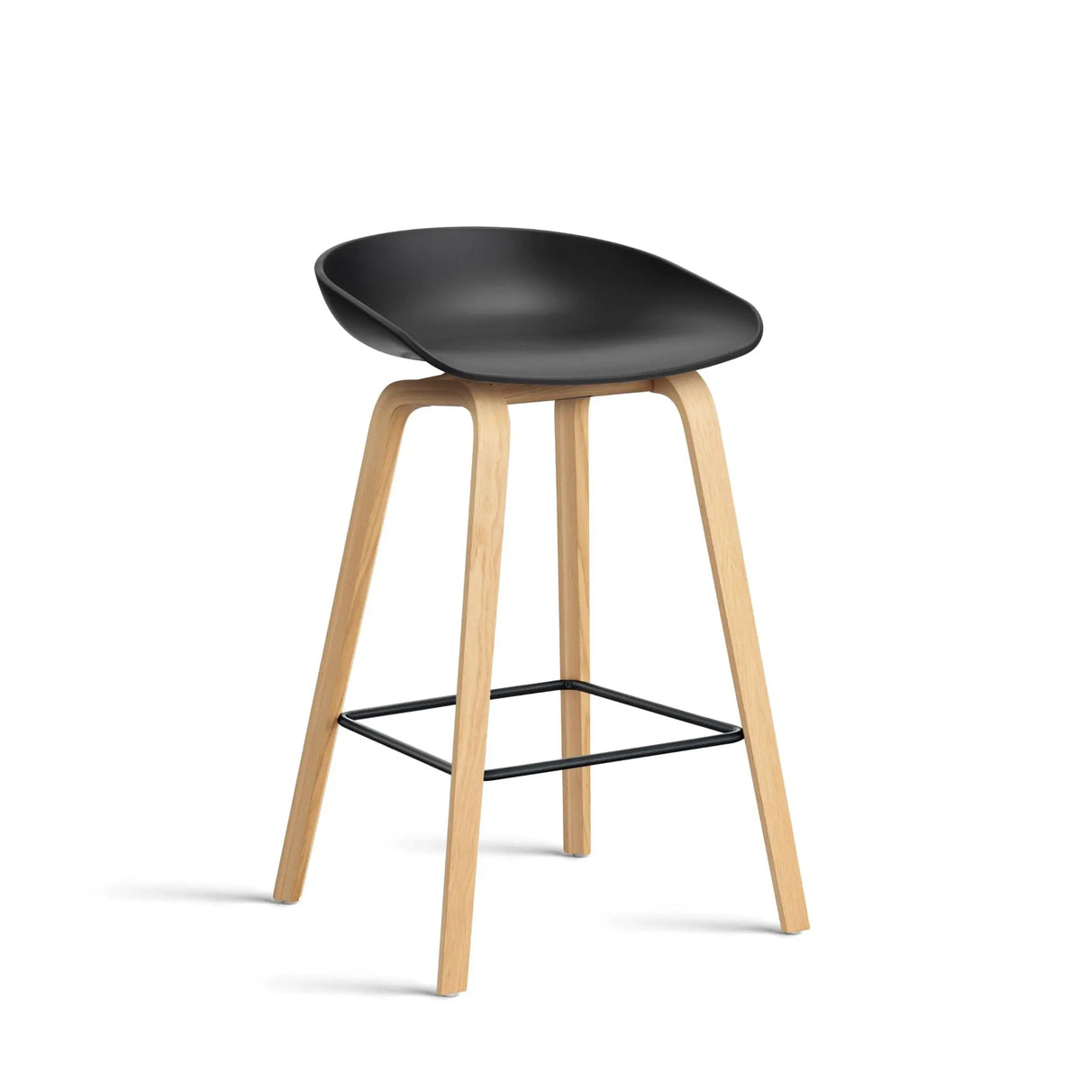 HAY AAS32 baarituoli 2.0 musta/lakattu tammi, musta HAY