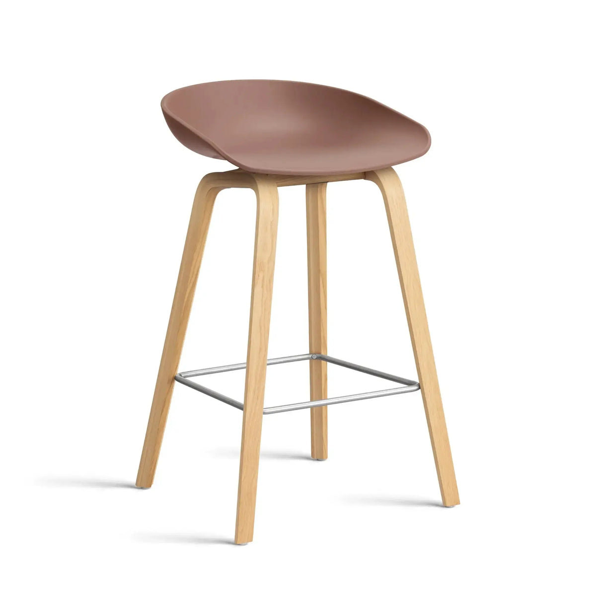 HAY AAS32 baarituoli tiili/lakattu tammi, kromi HAY