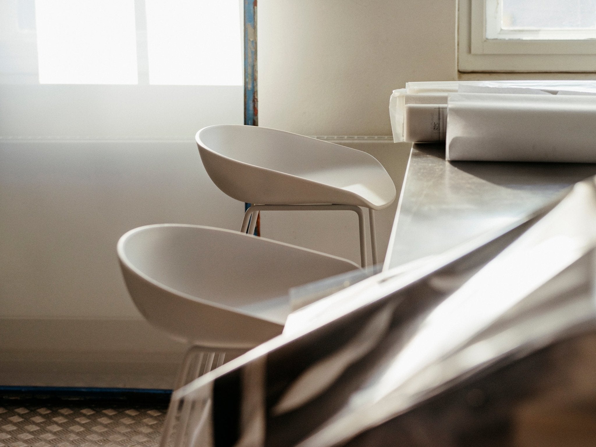 HAY AAS38 baarituoli 74cm valkoinen/valkoinen - Laatukaluste