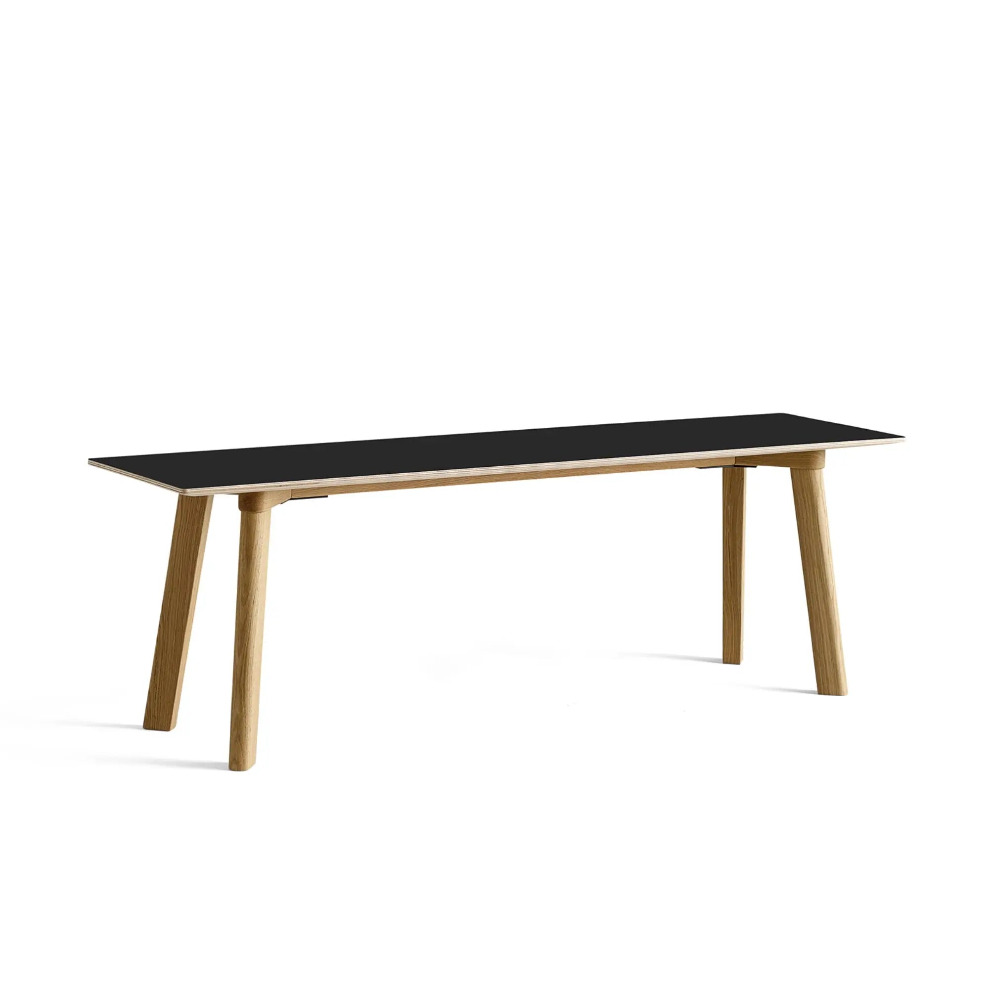 HAY CPH Deux 215 penkki 140cm musta laminaatti/tammi HAY