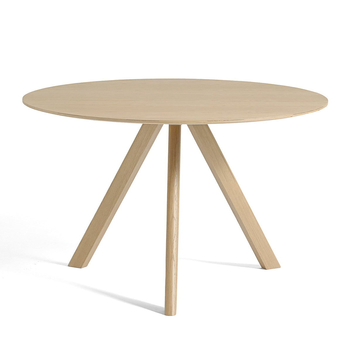 HAY CPH20 pöytä Ø120 lakattu tammi - Laatukaluste