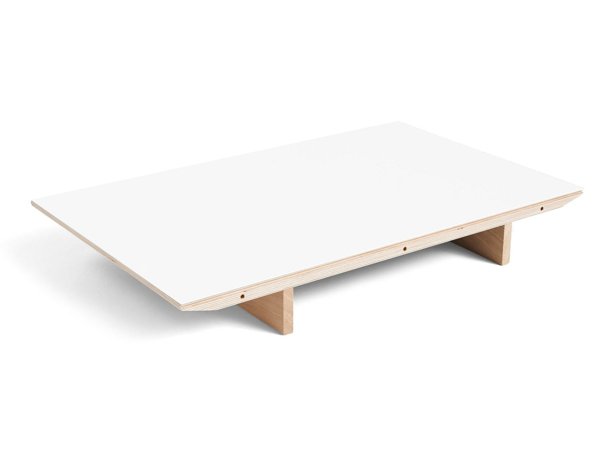 HAY CPH30 jatkettava pöytä 160x80 tammi, jatkopalat valk. laminaatti (Myymälämalli) - Laatukaluste