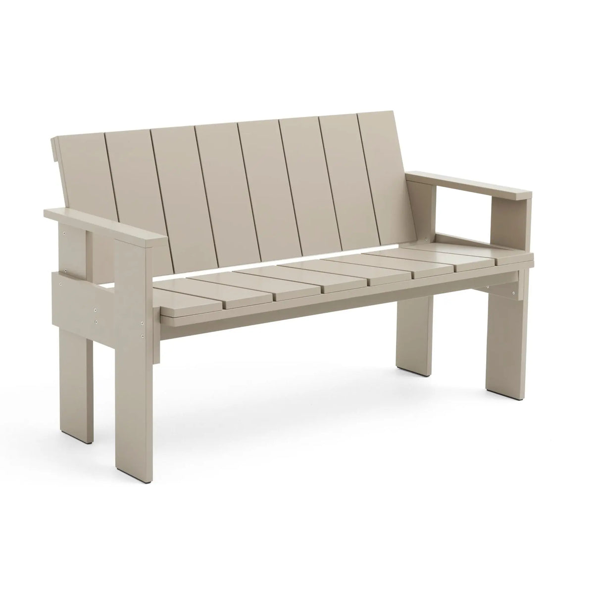 HAY Crate Dining Bench greige HAY