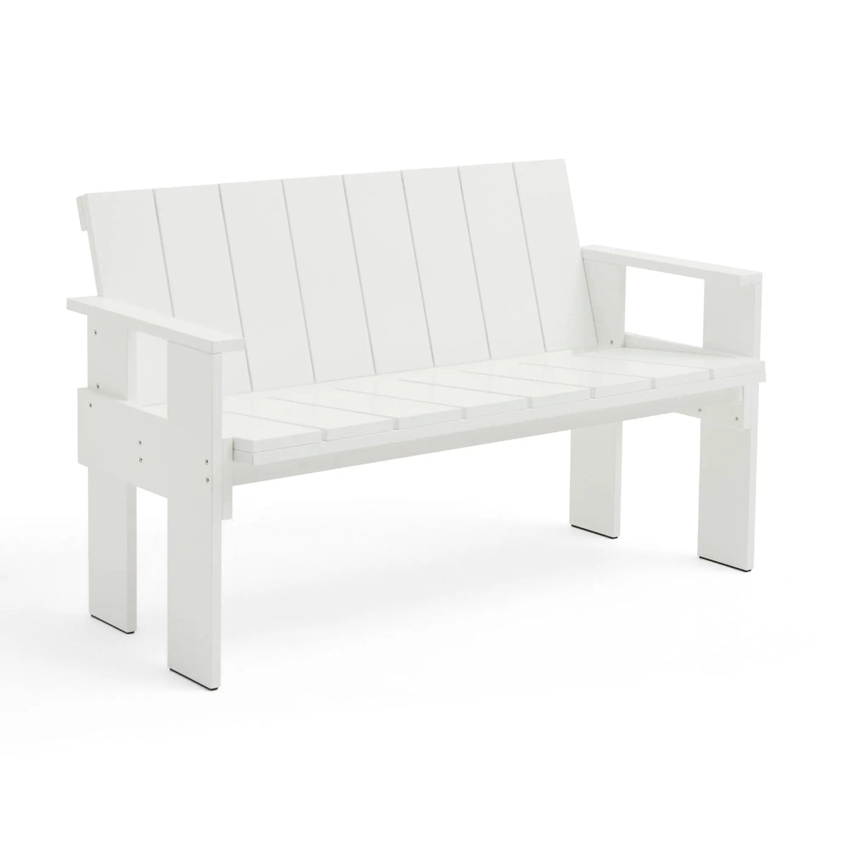 HAY Crate Dining Bench valkoinen HAY