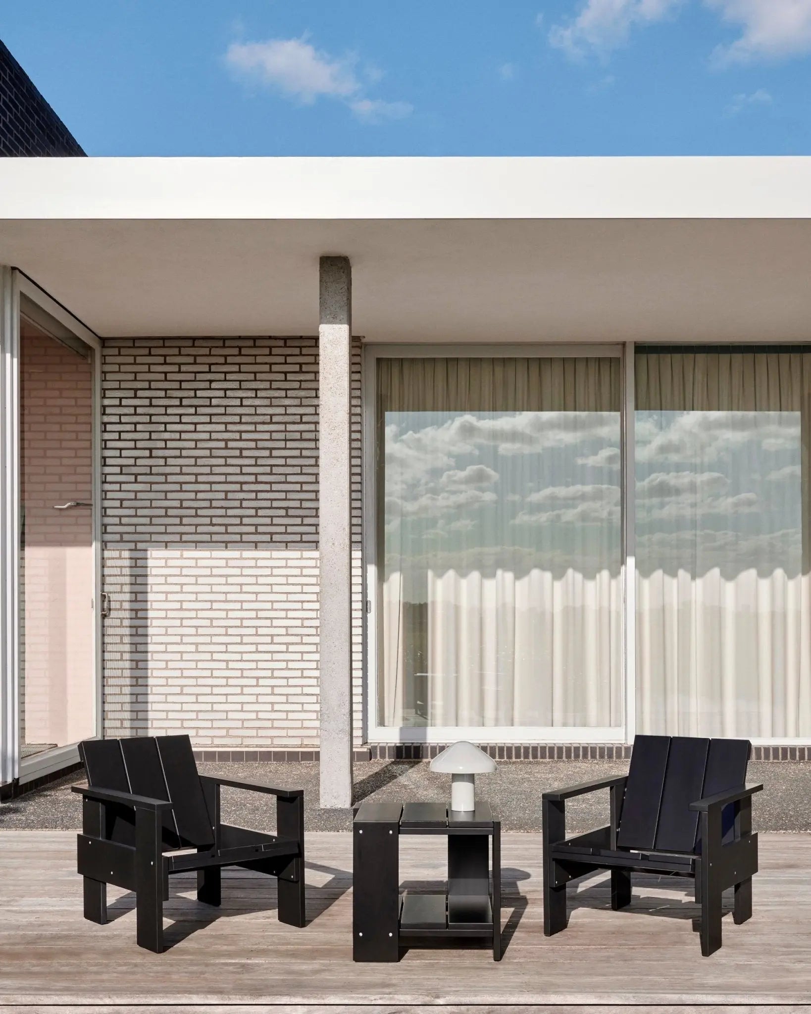 HAY Crate Lounge tuoli musta - Laatukaluste