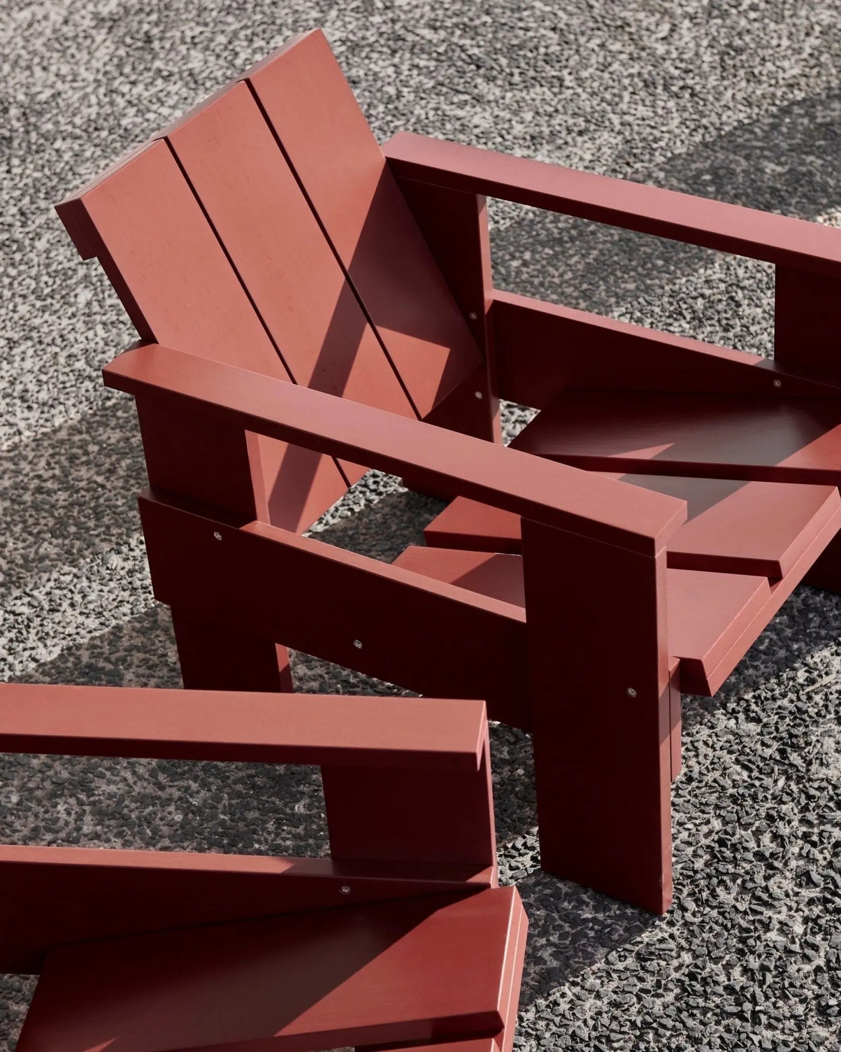 HAY Crate Lounge tuoli punainen - Laatukaluste