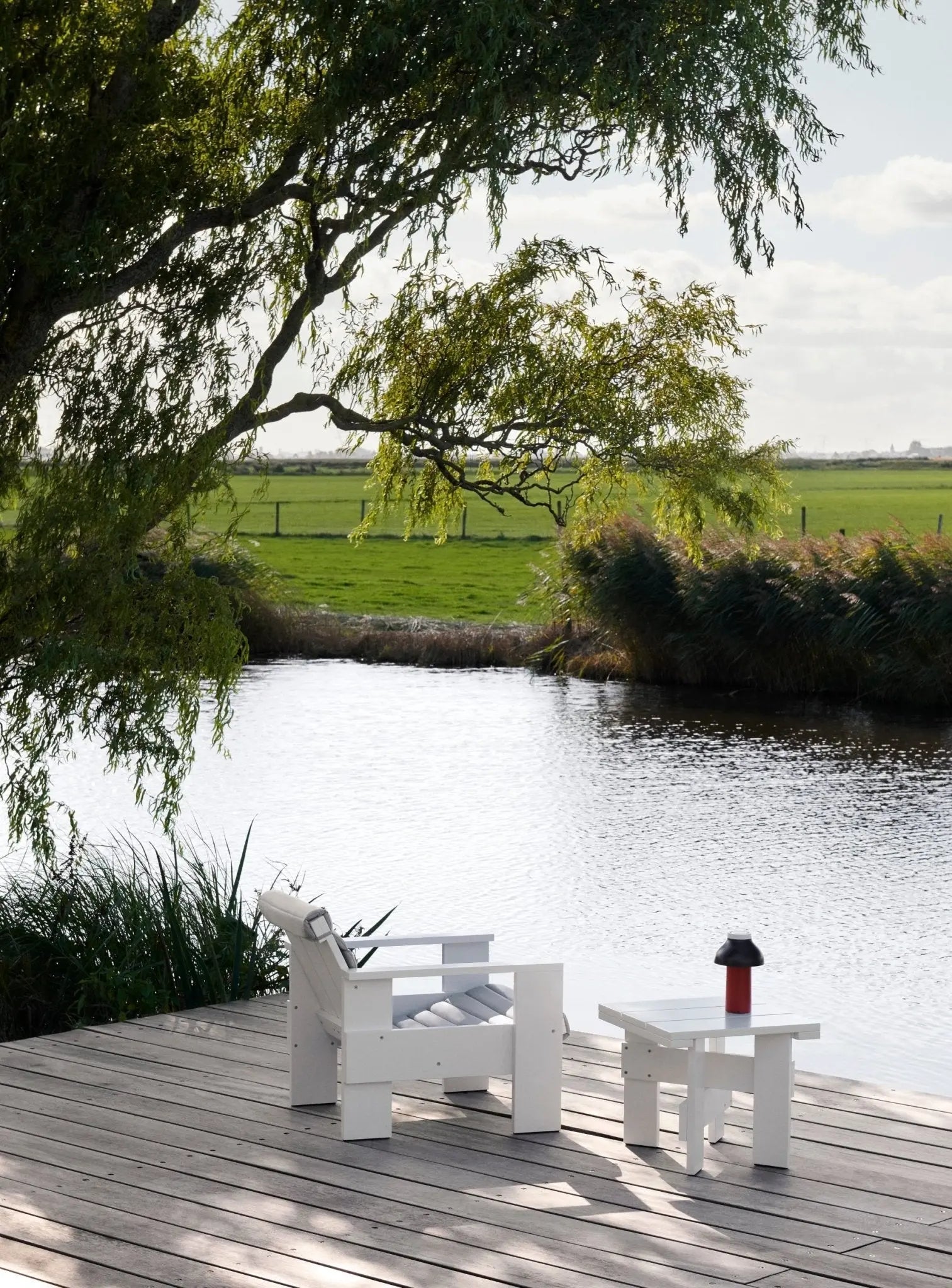 HAY Crate Lounge tuoli valkoinen - Laatukaluste